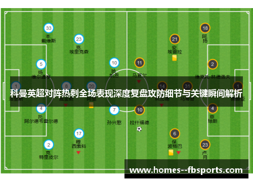科曼英超对阵热刺全场表现深度复盘攻防细节与关键瞬间解析